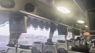 2024.11.01（星期五）日豪汽車客運股份有限公司 機場1250路線（新竹轉運站-》臺灣桃園國際機場，往程）2014年份日野 RN8JSVU-SSF，馥豪通運，大吉車體，車號：KKB-1525。