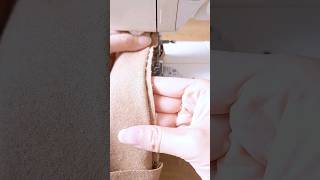 How to Sew Blind Hem with Machine Invisible Stitch Quick Easy #sewingtricks #sewinghacks #shorts