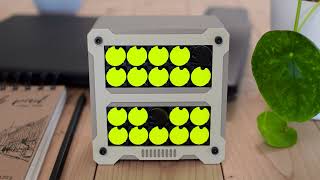 BINARY Code - Flip Dot Clock