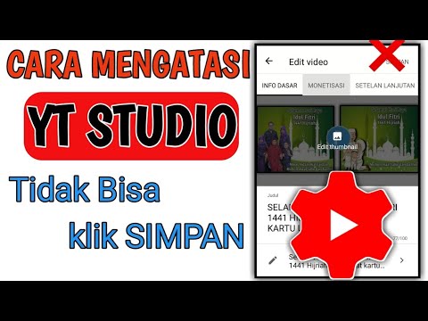 CARA MENGATASI YOUTUBE STUDIO ERROR - YouTube