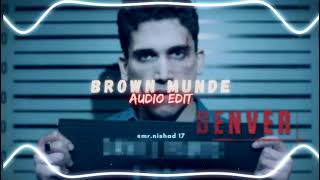 Brown munde - Ap Dhillon (edit audio)