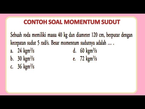 Contoh Soal Momentum Sudut Dan Cara Menghitung - YouTube