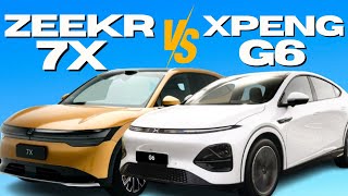 2025 Zeekr 7X vs. Xpeng G6: Ultimate Luxury SUV Showdown