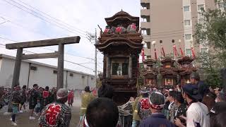 亀崎潮干祭2019 MAH03159石橋組・青龍車 尾張三社引き込み2