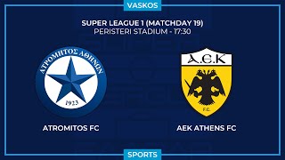 🔴 LIVE | ΑΤΡΟΜΗΤΟΣ - ΑΕΚ | ΕΛΛΗΝΙΚΗ SUPERLEAGUE | ATROMITOS - AEK | 21/1/2024 🔴