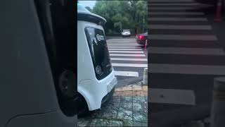 順豐貨運無人快遞車很搞笑