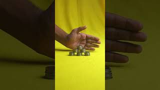 [ASMR] Making A Coin Pyramid  | #shorts #asmr