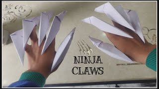 How to Make Ninja Claws With Paper / No Glue Ninja Claws/ Paper Claws/ Origami/