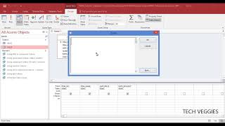 Creating a simple Parameter Query using MS Query Design | Tech Veggies