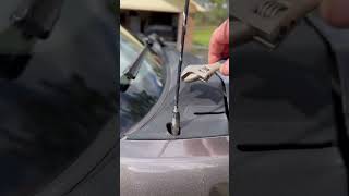 Bullet Antenna Upgrade on Chevy Silverado LTZ in Less Than 30 Seconds #chevy #silverado #trending