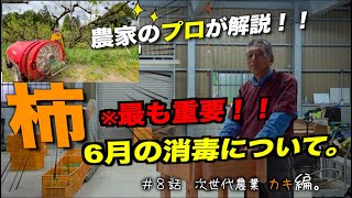 【消毒講座】絶対やってください！！6月最も重要！柿の消毒について｜農家のアドバイス