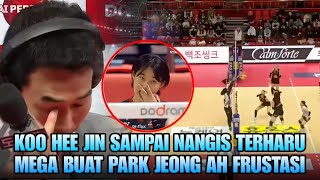 KHJ Terharu🥲⁉️Mega Buat Park Jeong Ah Frustrasi😱‼️Rentetan Kemenangan Red Sparks Berlanjut🔥