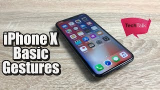 iPhone X Basic Gestures
