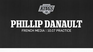 Forward Phillip Danault | 10.07 LA Kings Practice in Charlevoix | French