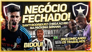 ⚠️SANTIAGO RODRIGUEZ ACERTA COM BOTAFOGO E CHEGA NA PRÓXIMA SEMANA, AFIRMA JORNAL | NATHAN NO BID