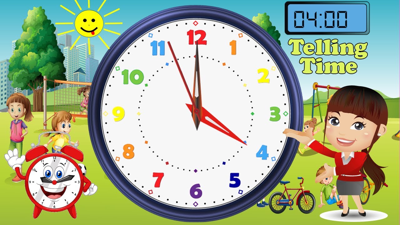 Telling Time Made Easy For Kids Learning The Clock Face - YouTube