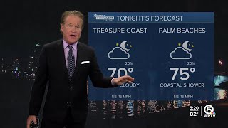 WPTV First Alert Weather Forecast for Evening of Thursday, Oct. 23, 2025