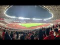 BIKIN MERINDING! Seluruh Suporter di Stadion GBK Penuh Menyanyikan  Lagu Indonesia Raya [IND VS Bru]