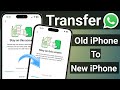 whatsapp transfer iphone to iphone | how to transfer whatsapp data from iphone to iphone