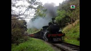 Viceroy Special Steam Train is entering to Hill Country