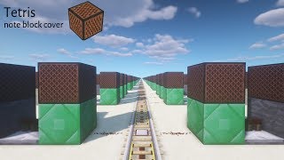 Tetris theme - Minecraft note blocks cover