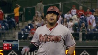 Tomas drills his first Major League home run