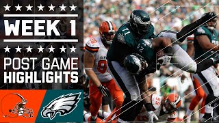 Browns vs. Eagles | NFL Week 1 Game Highlights