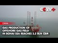 Produksi Gas Ladang Gas Lepas Pantai di Laut Bohai Capai 3,5 Miliar Cbm