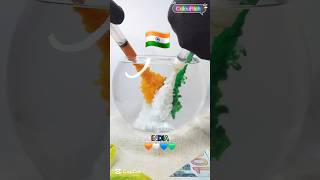 What colour do mixed Indian flag 🇮🇳😍 #short #art #colourmixing #colorsmoke #asmrvisuals #indianflag