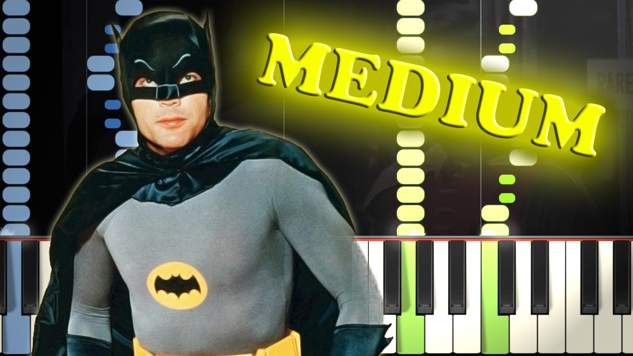 Batman Theme Piano Tutorial Youtube
