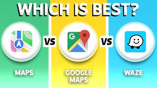 Maps vs Google Maps vs Waze (2026) - Which One Is BEST?