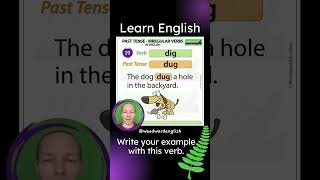 Past Tense of DIG in English ✅ English Pronunciation of DUG | Learn English Irregular Verbs