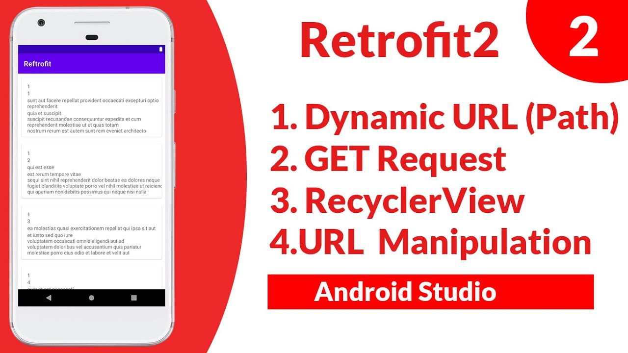 Retrofit2 Android Studio 2 Get Request From Server Path