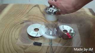 Electrostatic generator made of HDD components