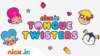 #ReadAlong Tongue Twisters w/ PAW Patrol, Shimmer and Shine & Top Wing ✏️| Nick Jr.