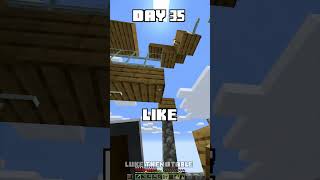 100 Days - [Minecraft Shorts] - Day 35 #minecraft #100days