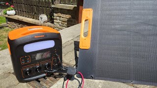 Newsmy N1200P Portable power station \u0026 210W Solarpanel (LL-YT210W) - Test/Produktvorstellung