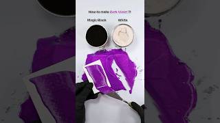 How to make Dark violet ?! Satisfying Color mixing🎨 #colormixing #satisfying #asmr