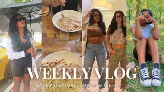 WEEKLY VLOG ♡ thats it WERE MOVING TO NEW YORK (champagne & central park, shopping, CRAZY NIGHT OUT)