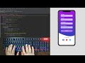 ASMR Programming - Android Studio Signup Ui Design - No Talking