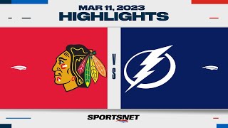 NHL Highlights | Blackhawks vs. Lightning - March 11, 2023