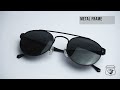 polarized uv protection round sunglasses