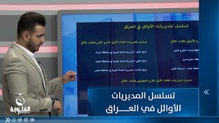 تسلسل المديريات الأوائل في العراق | ستوديو الناس