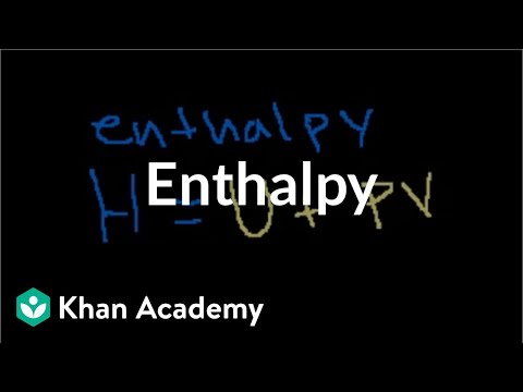Enthalpy | Thermodynamics | Chemistry | Khan Academy Enthalpy | Thermodynamics | Chemistry | Khan Academy