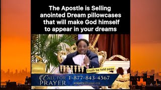 “Apostle” Sells Dream Pillows That Make God Appear