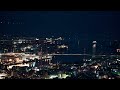 眉山から眺める橋 夜景 タイムラプス 徳島県