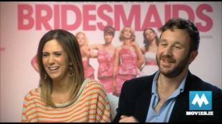 KRISTEN WIIG \u0026 CHRIS O'DOWD talk Bridesmaids \u0026 Friends With Kids