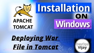 Tomcat Installation on Windows 💻 😎   | How to Deploy War File in tomcat ? | Tomcat Server Tutorial