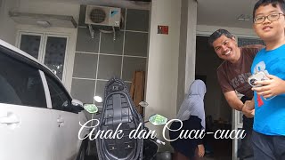 Bertemu Anak cucu sekeluarga di Komplek Trevista