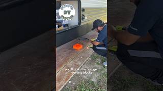 How to Use RV Leveling Blocks and Stabilize Your Rig in Minutes #traveltrailer #rvrentals #rvlife